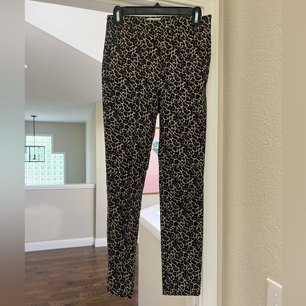Sezane Clara Trousers Jacquard Léopard - Size 34